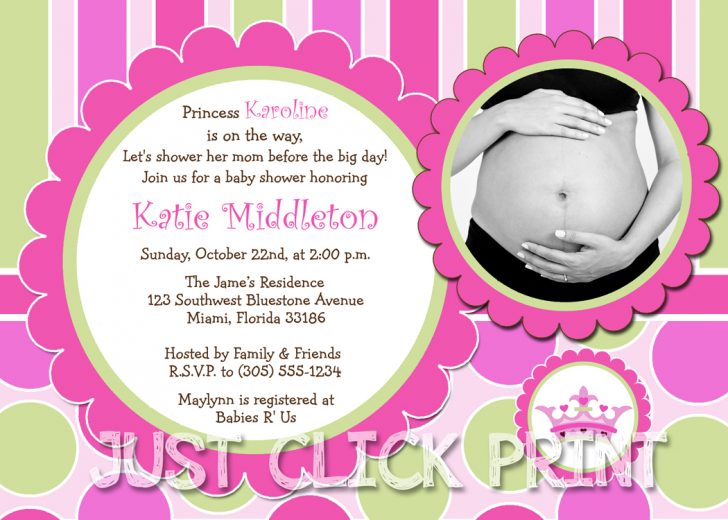 Free Printable Princess Baby Shower Invitations