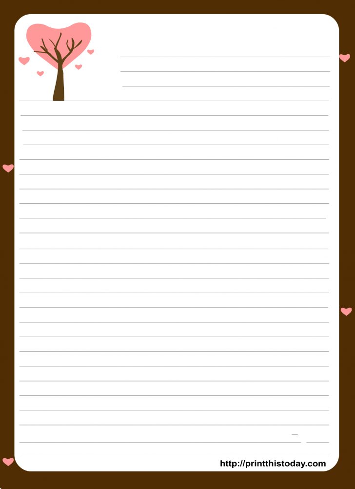 Free Printable Love Letter Paper