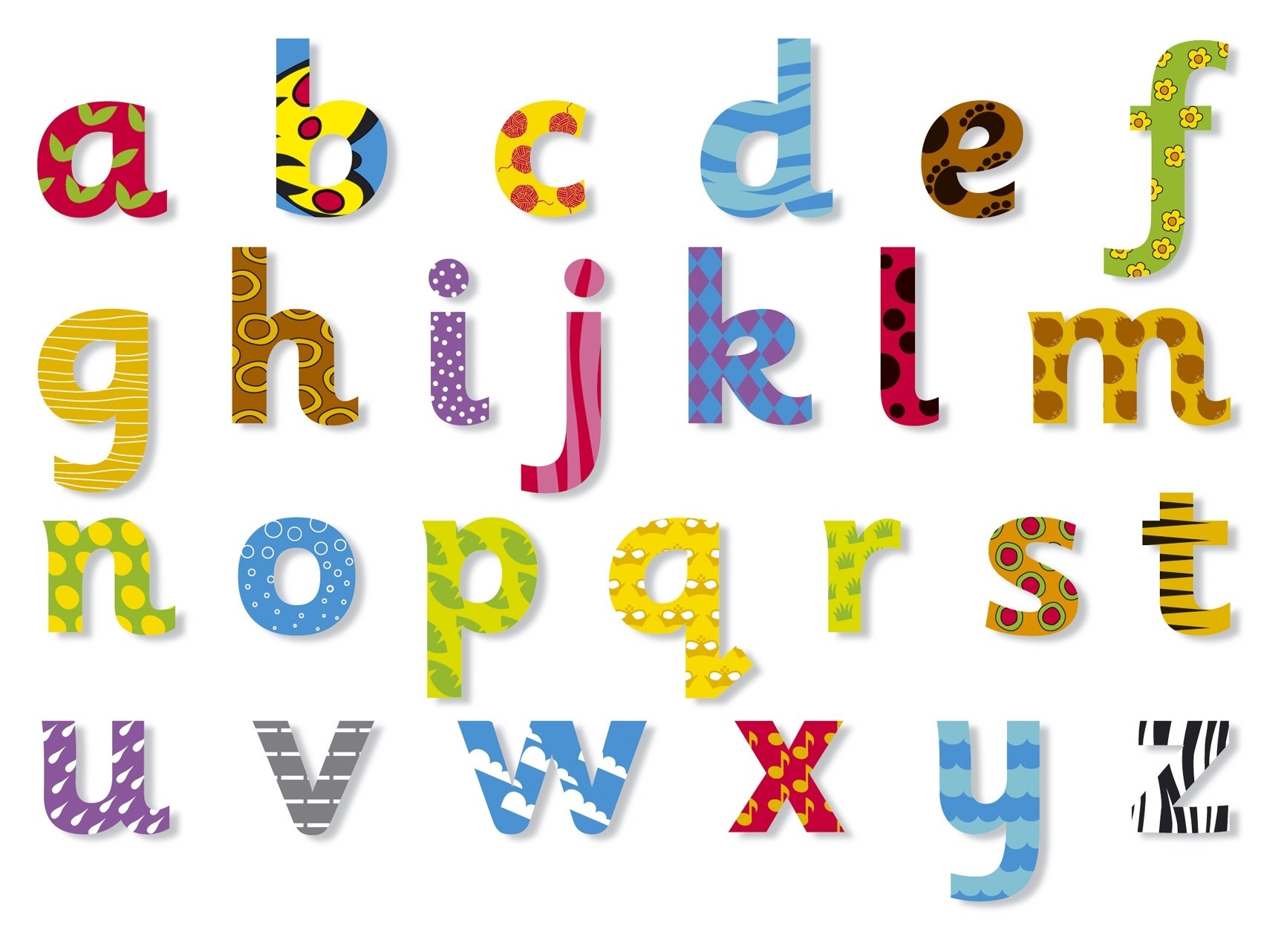 Luxury Free Printable Alphabet Letters Lower Case | Www.pantry-Magic - Free Printable Clip Art Letters