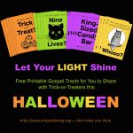 Mailbag: Free Printable Trick Or Treat Tracts   Flanders Family Homelife   Free Printable Gospel Tracts For Children