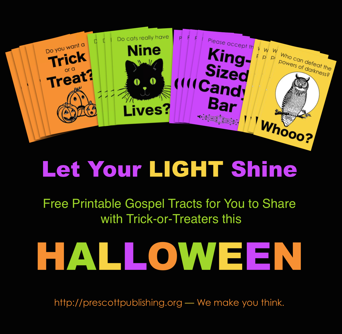 Prepare For Halloween This Year With This Free Printable Gospel Free