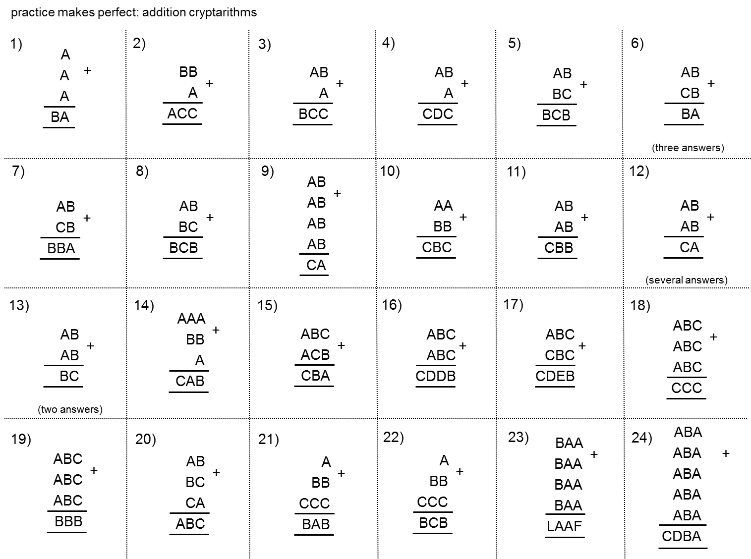 Abacus Math Worksheets Free