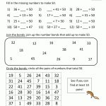 Math Worksheets For Kids   Number Bonds To 100   Free Printable Maths Worksheets Ks1