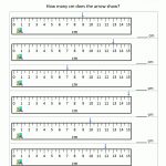 Math Worksheets For Kindergarten   Measuring Length   Free Printable Cm Ruler