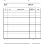 Medication Administration Record Form | Organization | Medication   Free Printable Daily Medication Chart