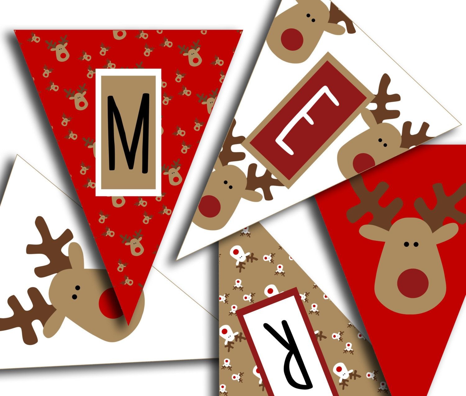 Merry Christmas Banner - Christmas Party Printable Sign, Christmas - Free Printable Christmas Banner