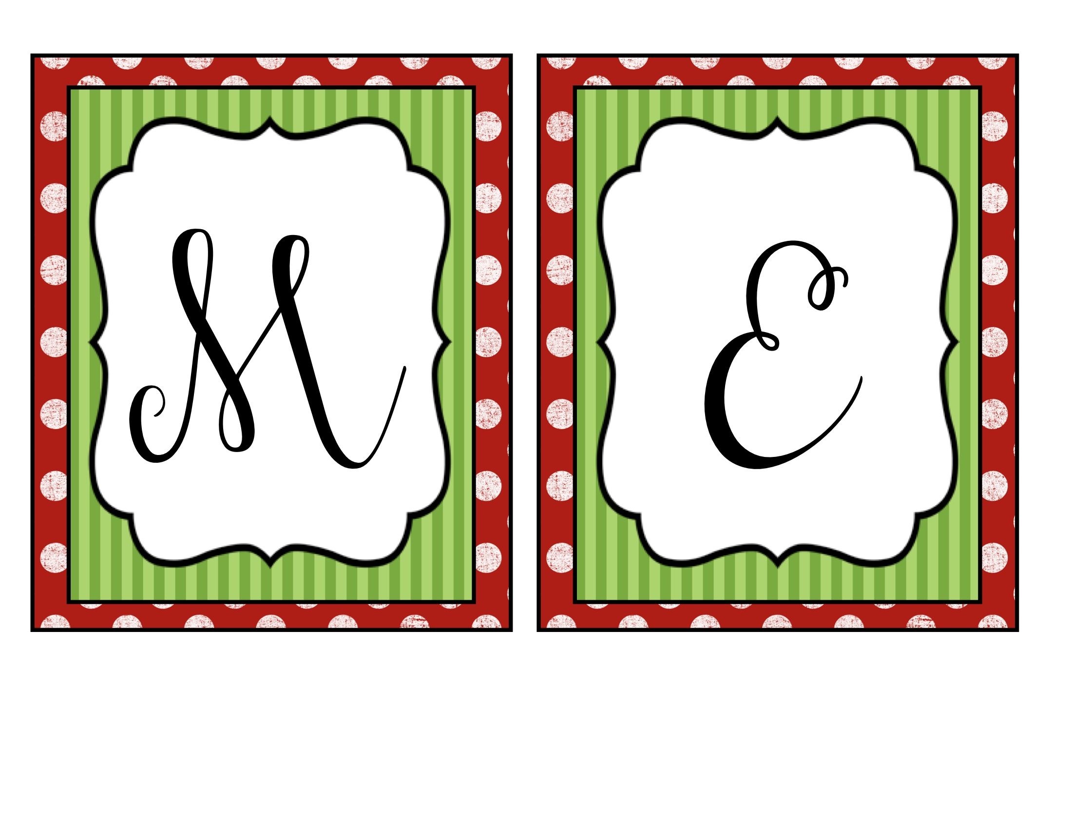 Merry Christmas Banner | Holidays | Christmas Banners, Merry - Free Printable Christmas Letters
