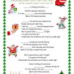 Merry Christmas Everyone Song Worksheet   Free Esl Printable   Christmas Song Lyrics Game Free Printable