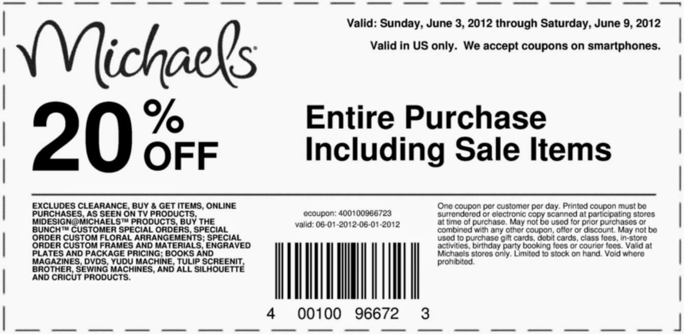 Michaels Free Printable Coupons | Printable Coupons Online - Free Printable Michaels Coupons