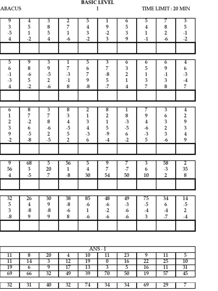 Model Paper | Educación Que Adoro | Math Sheets, Math Worksheets - Free Printable Abacus Worksheets