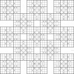 Monster Sudoku 16X16 Printable | Www.topsimages | Printable Monster   Free Printable Super Challenger Sudoku