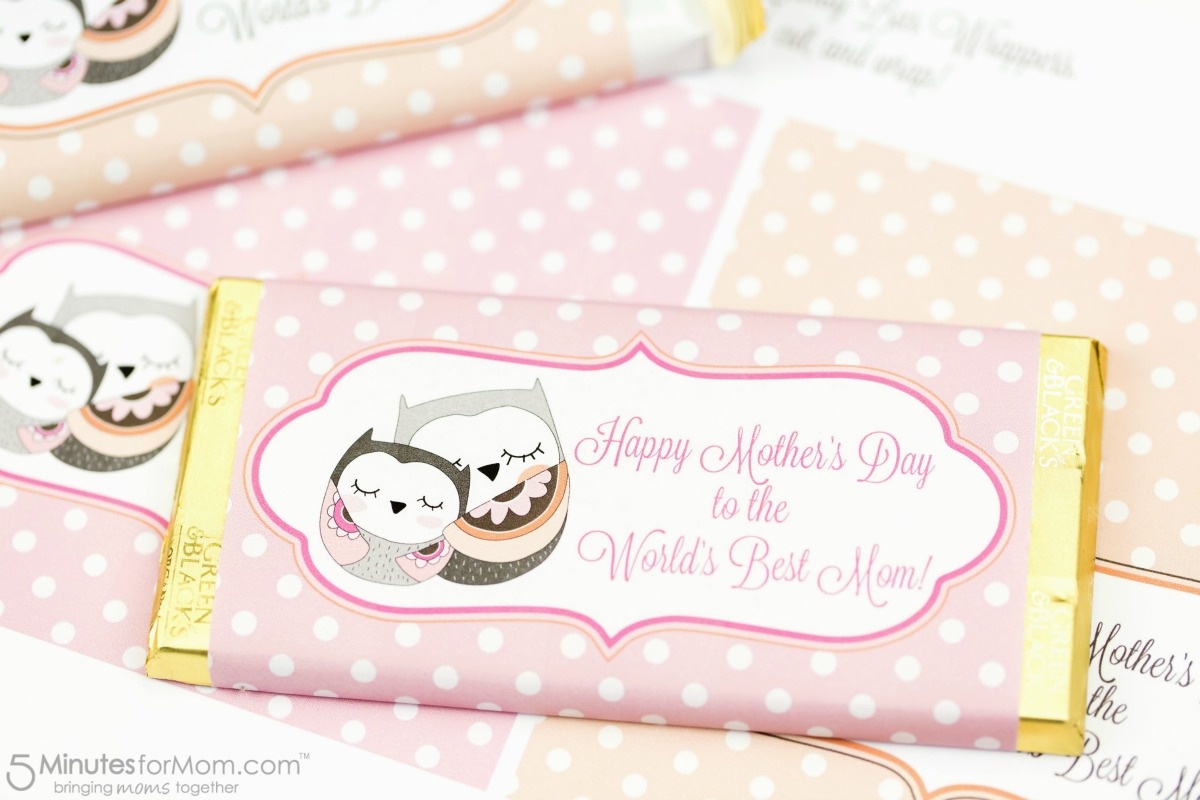 Mother&amp;#039;s Day Candy Bar Wrapper Free Printable - Free Candy Wrapper Printable