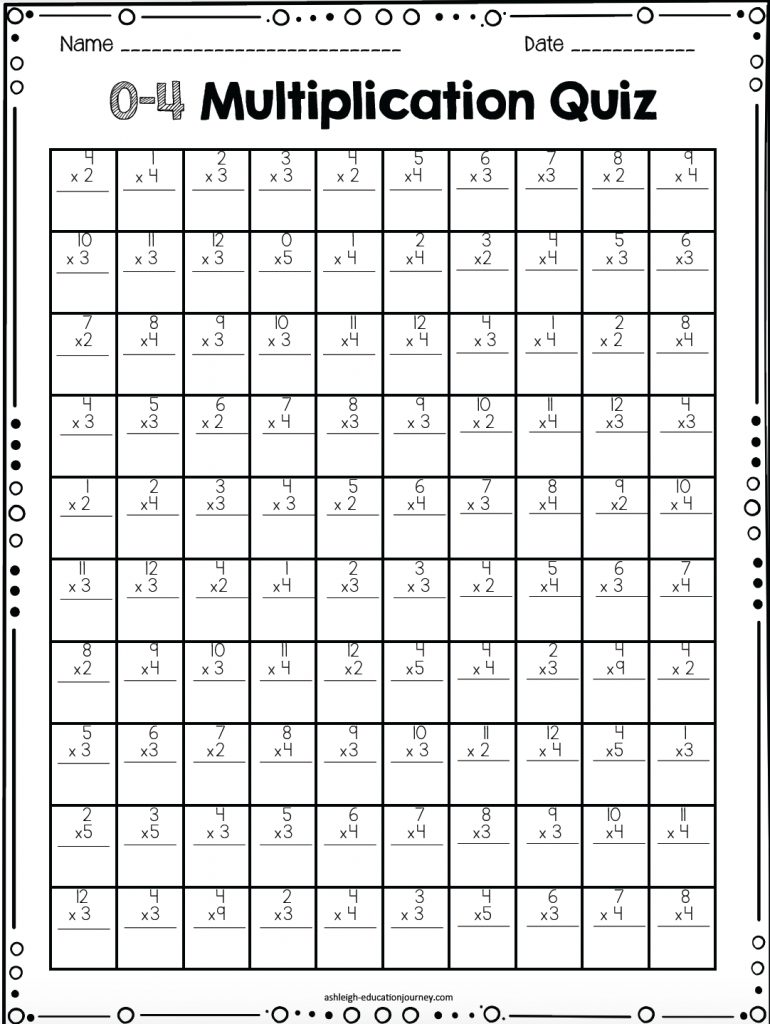 multiplication-activity-sheets