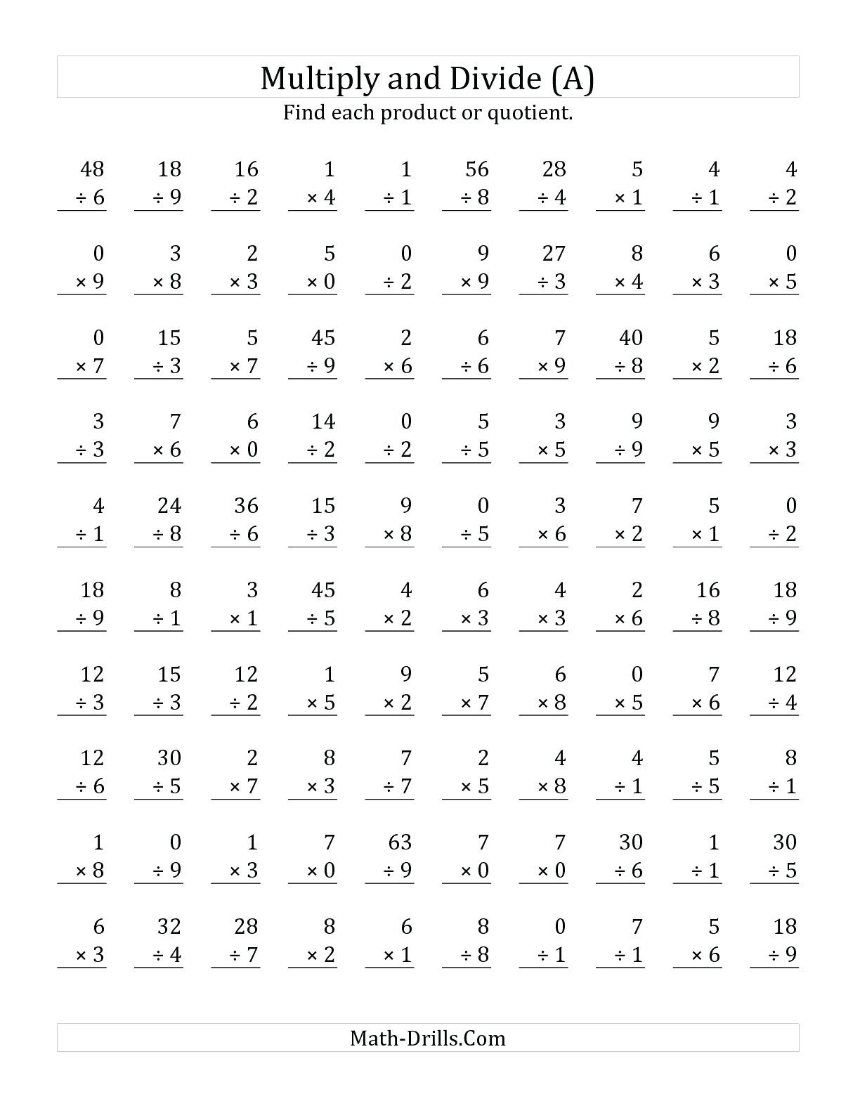 100-multiplication-facts-timed-test-multiplication-test-math-fact