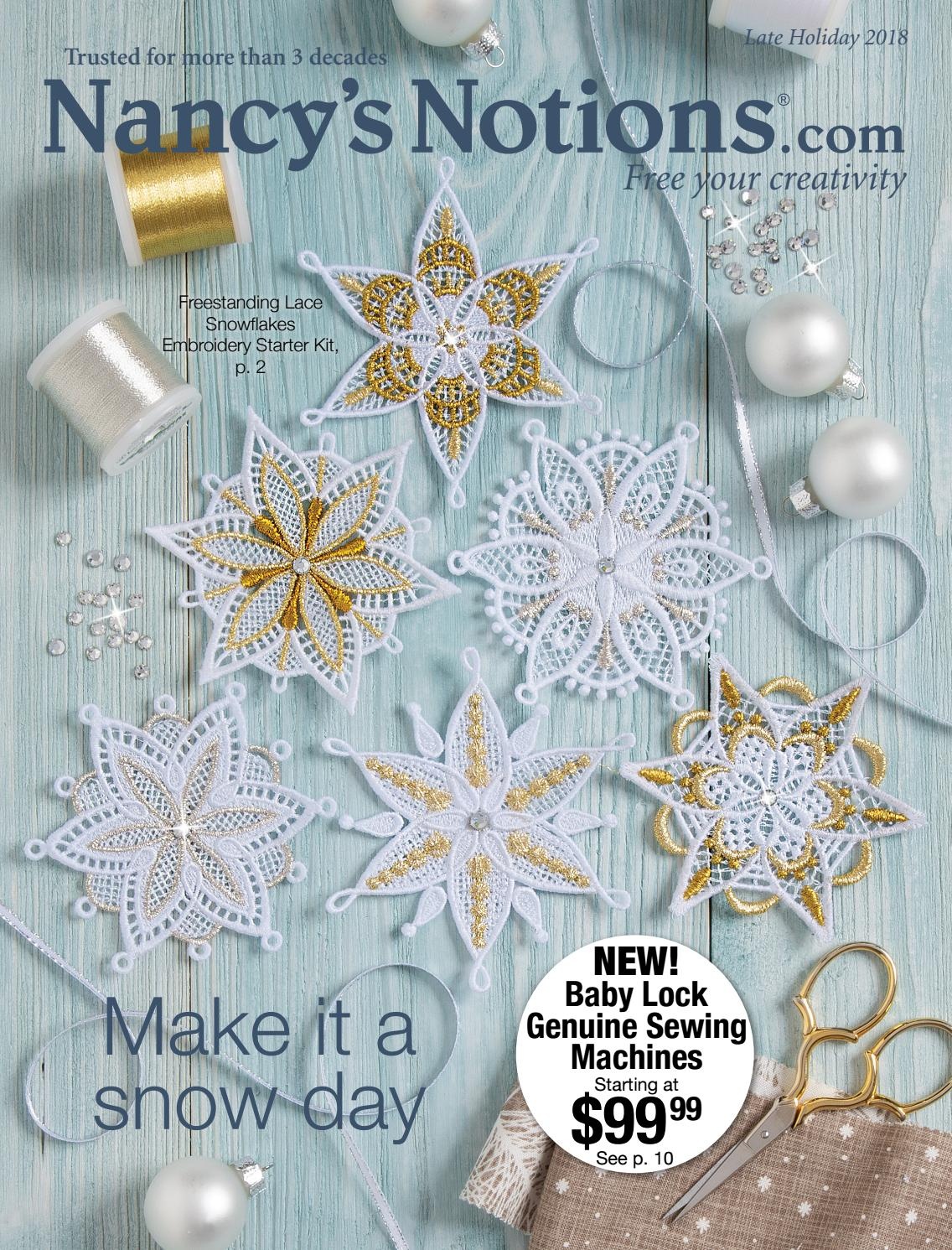 Nancy&amp;#039;s Notions December 2018 Catalognancysnotions8 - Issuu - Printable Thangles Free