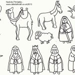 Nativity Free Coloring Pages Printable   Coloring Home   Free Printable Nativity Scene Pictures