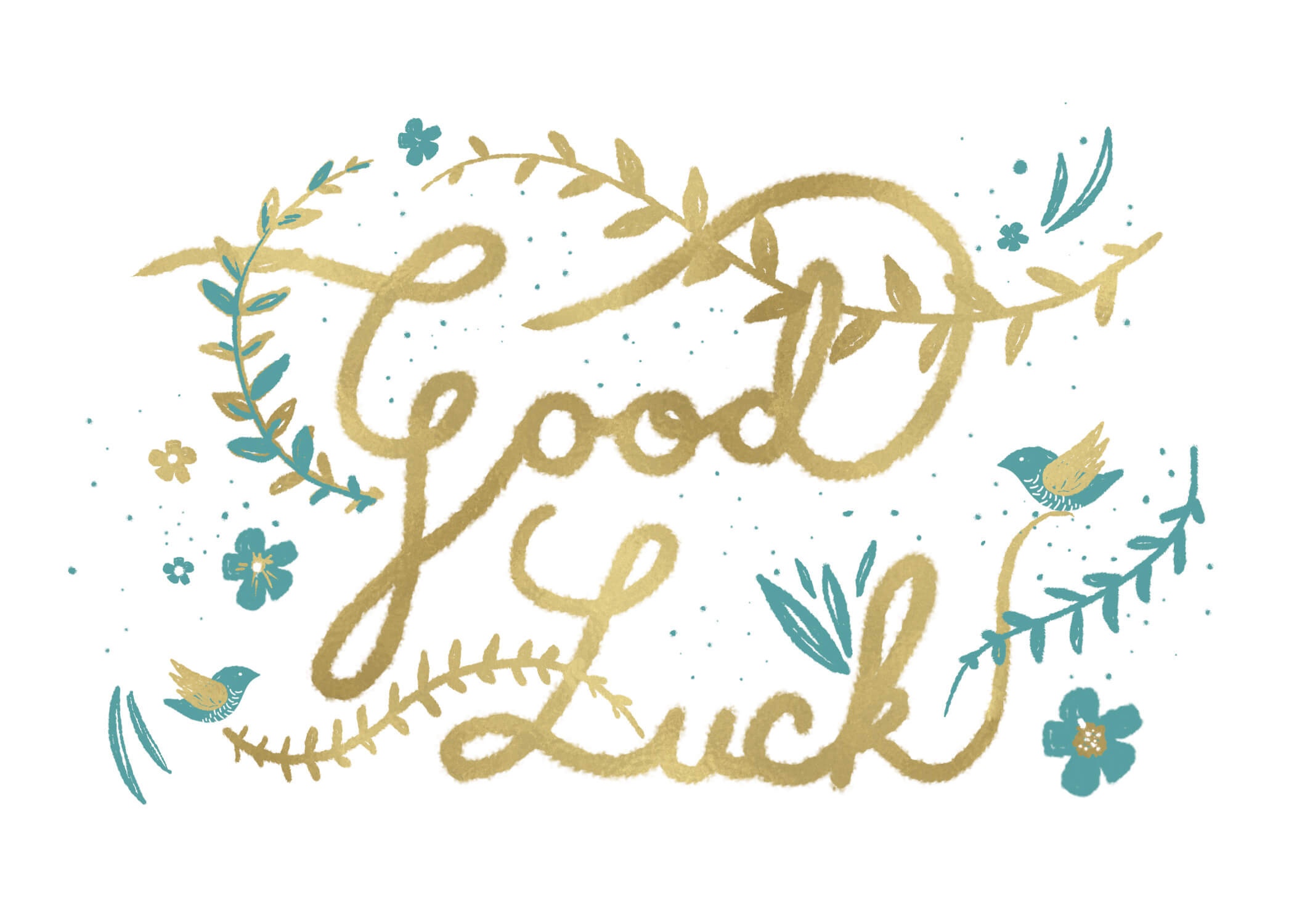 Downloadable Free Printable Good Luck Cards