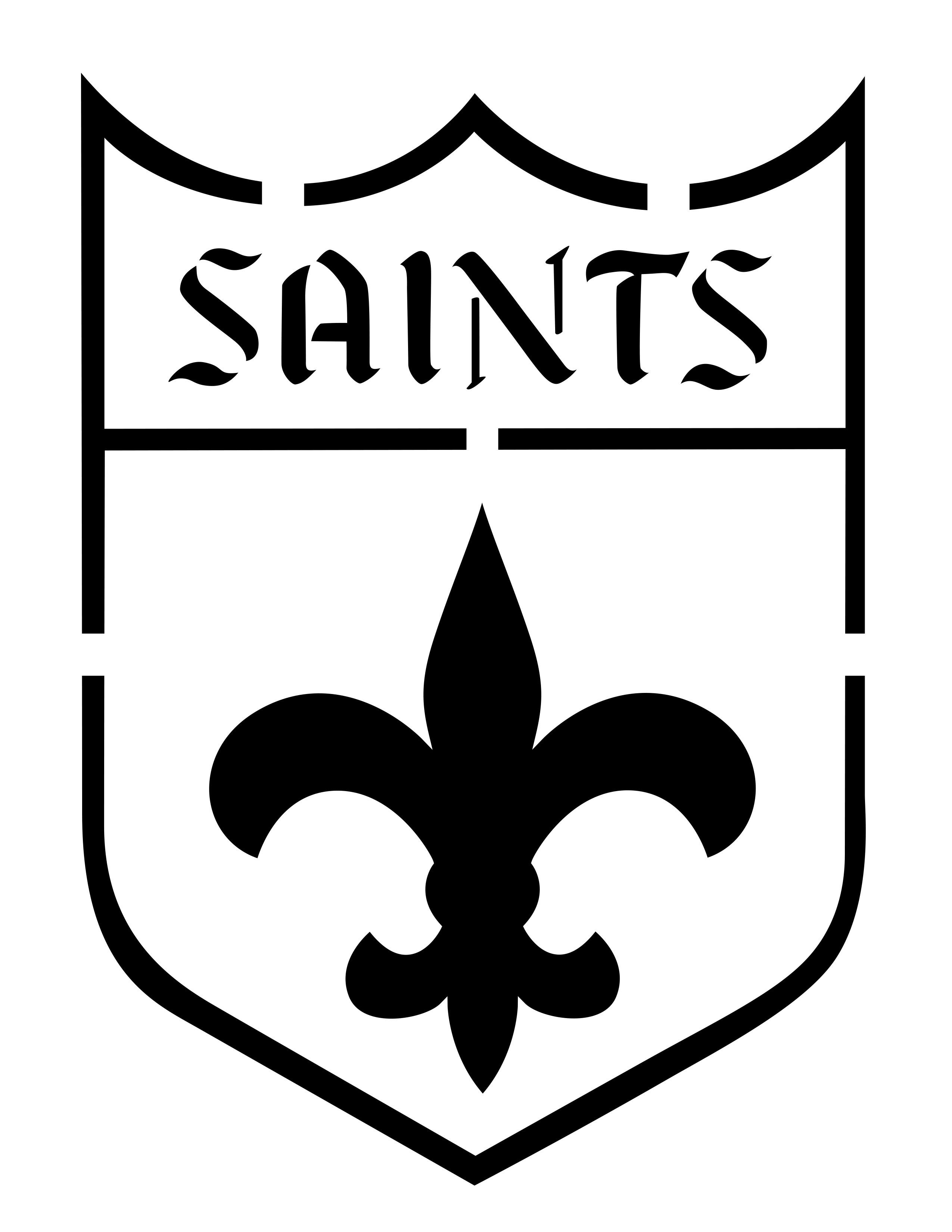 New Orleans Saints Pumpkin Stencils | Silhouette | Pumpkin Stencil - Printable Nfl Pumpkin Carving Patterns Free