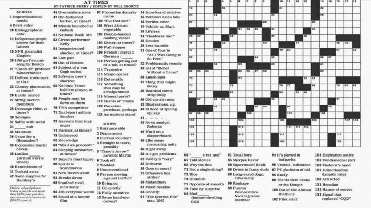 New York Times Sunday Crossword Printable Rtrs online Free