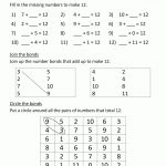 Number Bonds To 10 Worksheets   Free Printable Number Bond Template