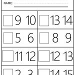 Number Order Kindergarten Free Printable Worksheets: Numbers 1 20   Free Printable Numbers 1 20 Worksheets
