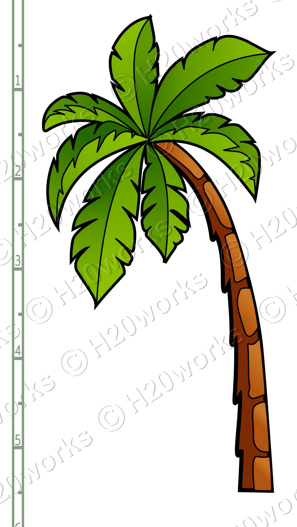 Palm Tree Printable Clipart - Free Printable Palm Tree Template - Free Printable Palm Tree Template