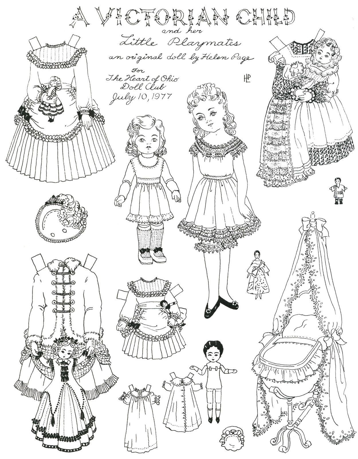 Paper Doll Clothes Coloring Pages – Salumguilher - Free Printable Paper Dolls Black And White