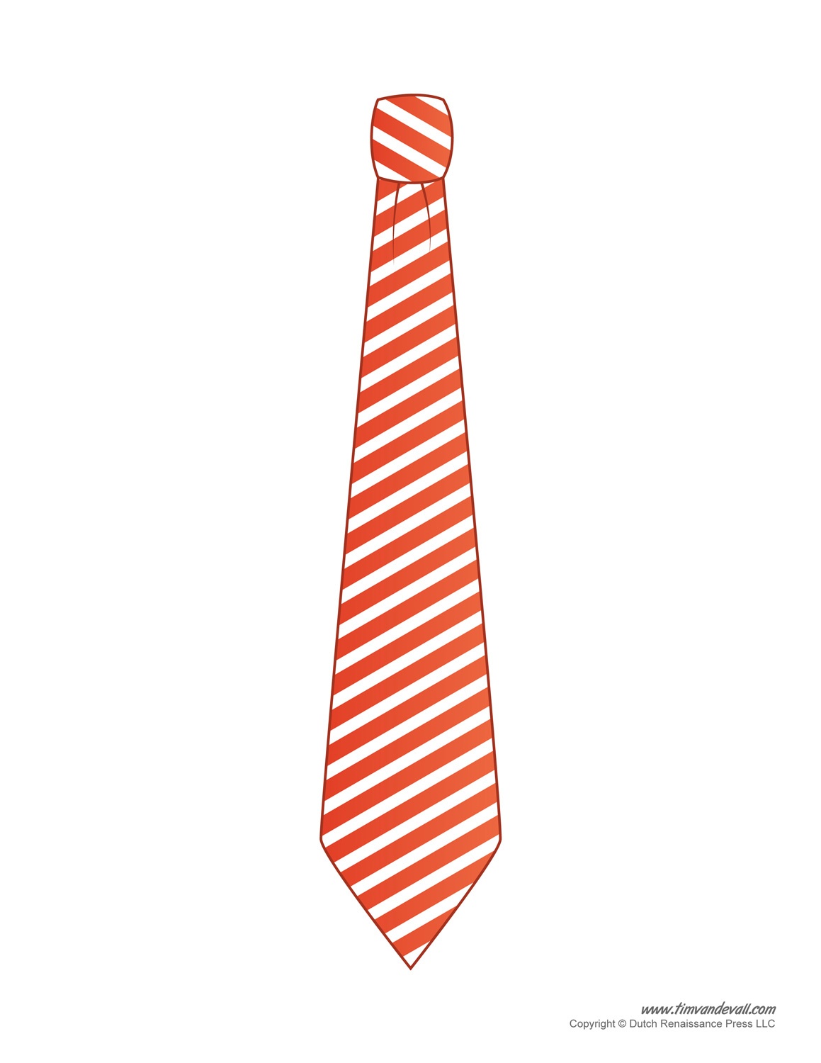 Paper Tie Templates For Kids - Free Printable Tie Template