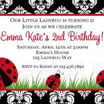 Photo : Printable Birthday Invitations Ladybug Image   Free Printable Ladybug Baby Shower Invitations Templates