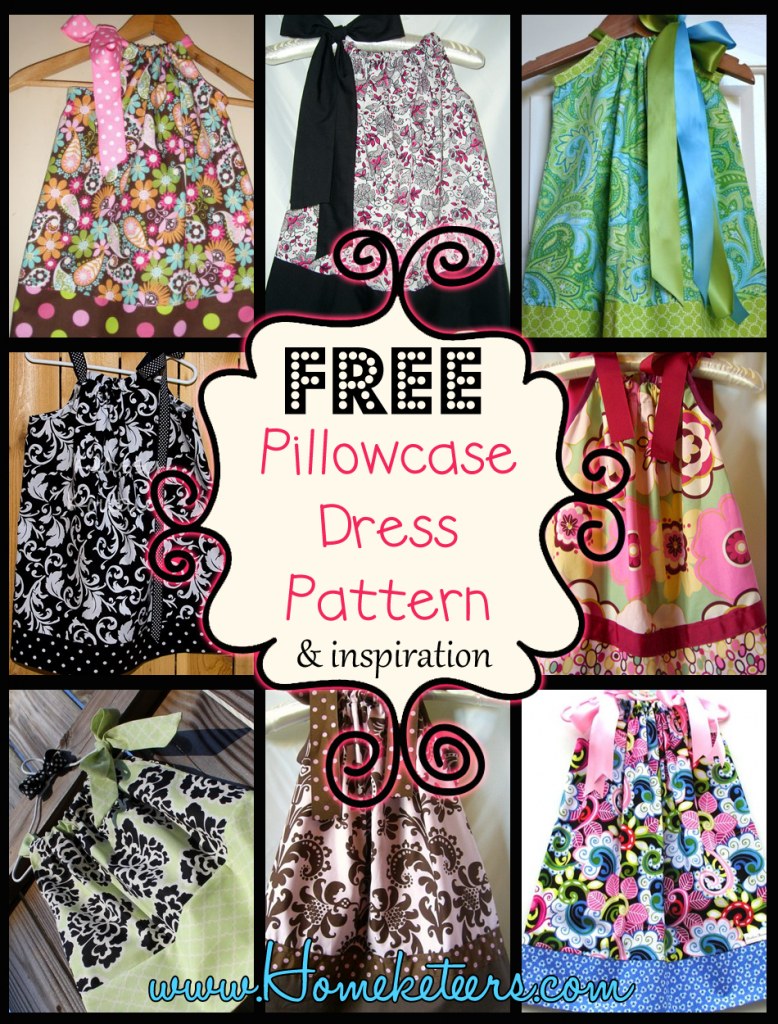 Pillowcase Dresses – Inspirations And Patterns - Free Printable Pillowcase Dress Pattern