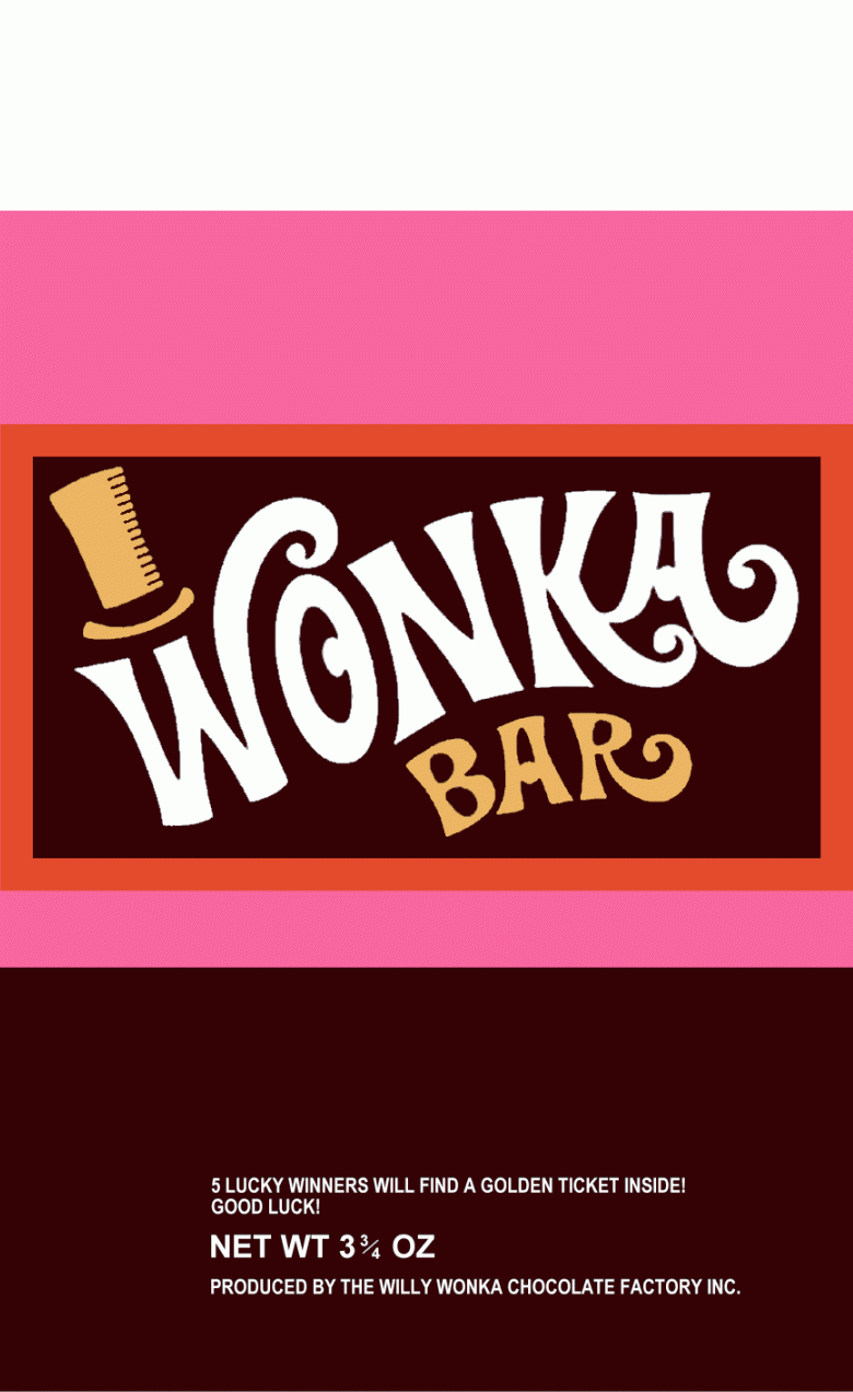 Printable Wonka Bar Wrapper