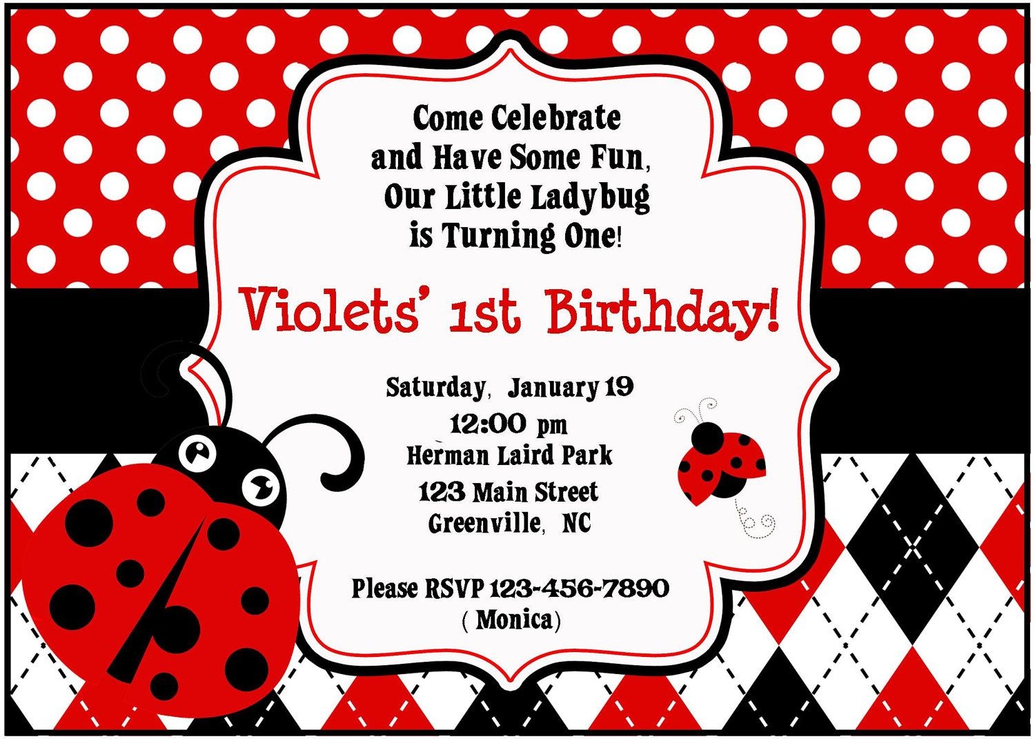 Pincheryl Forcucci Roncone On Mickey Mouse | Free Party - Free Printable Ladybug Baby Shower Invitations Templates