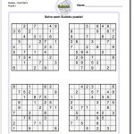 Pindadsworksheets On Math Worksheets | Sudoku Puzzles, Math   Free Printable Super Challenger Sudoku
