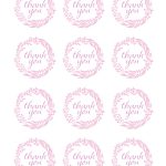Pink And Gold Birthday Party Ideas | Gift Ideas And Gift Wrapping   Free Printable Thank You Tags For Birthday Favors