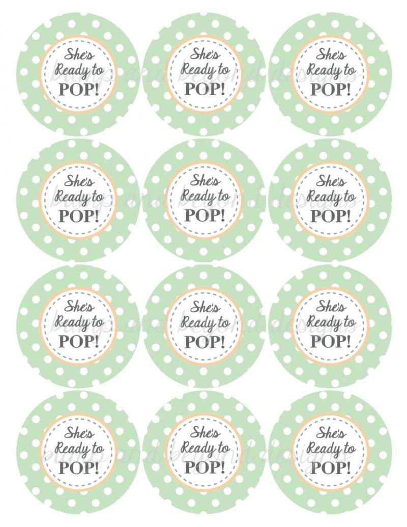 Free Printable She s Ready To Pop Labels Free Printable