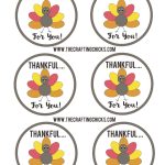 Pinstephanie Pirkle On School | Free Thanksgiving Printables   Thankful For You Free Printable Tags