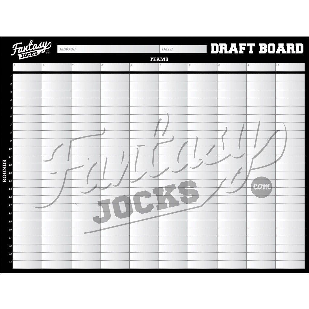 Pinterest - Free Fantasy Football Draft Kit Printable