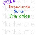 Pintheresa Mcduffie On Educational For Kids | Preschool Learning   Free Printable Name Tracing