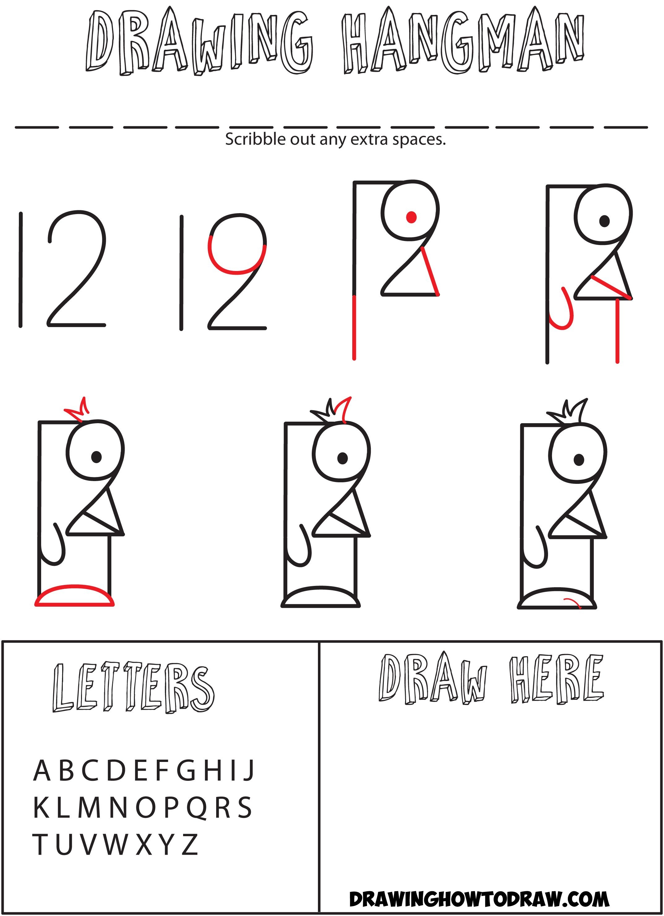 Play Drawing Hangman With These Free Drawing Hangman Sheets From Our - Free Printable Hangman Game