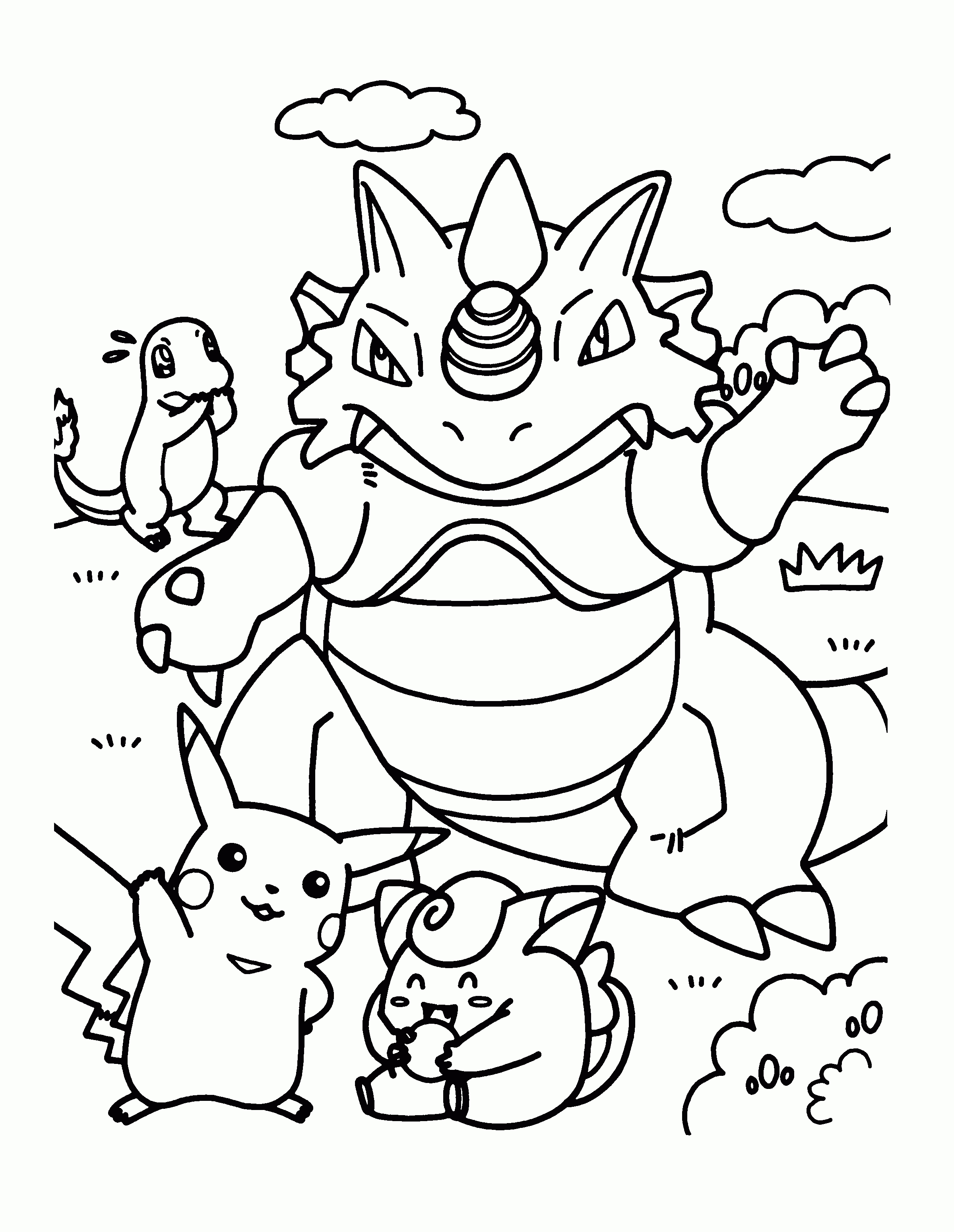 Pokemon Coloring Pages. Join Your Favorite Pokemon On An Adventure! - Free Printable Pokemon Coloring Pages