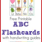 Preschool Abc Flashcards   Homeschool Printables For Free   Free Printable Abc Flashcards With Pictures
