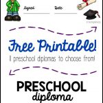 Preschool Graduation Diploma | All Things Preschool | Preschool   Preschool Graduation Diploma Free Printable