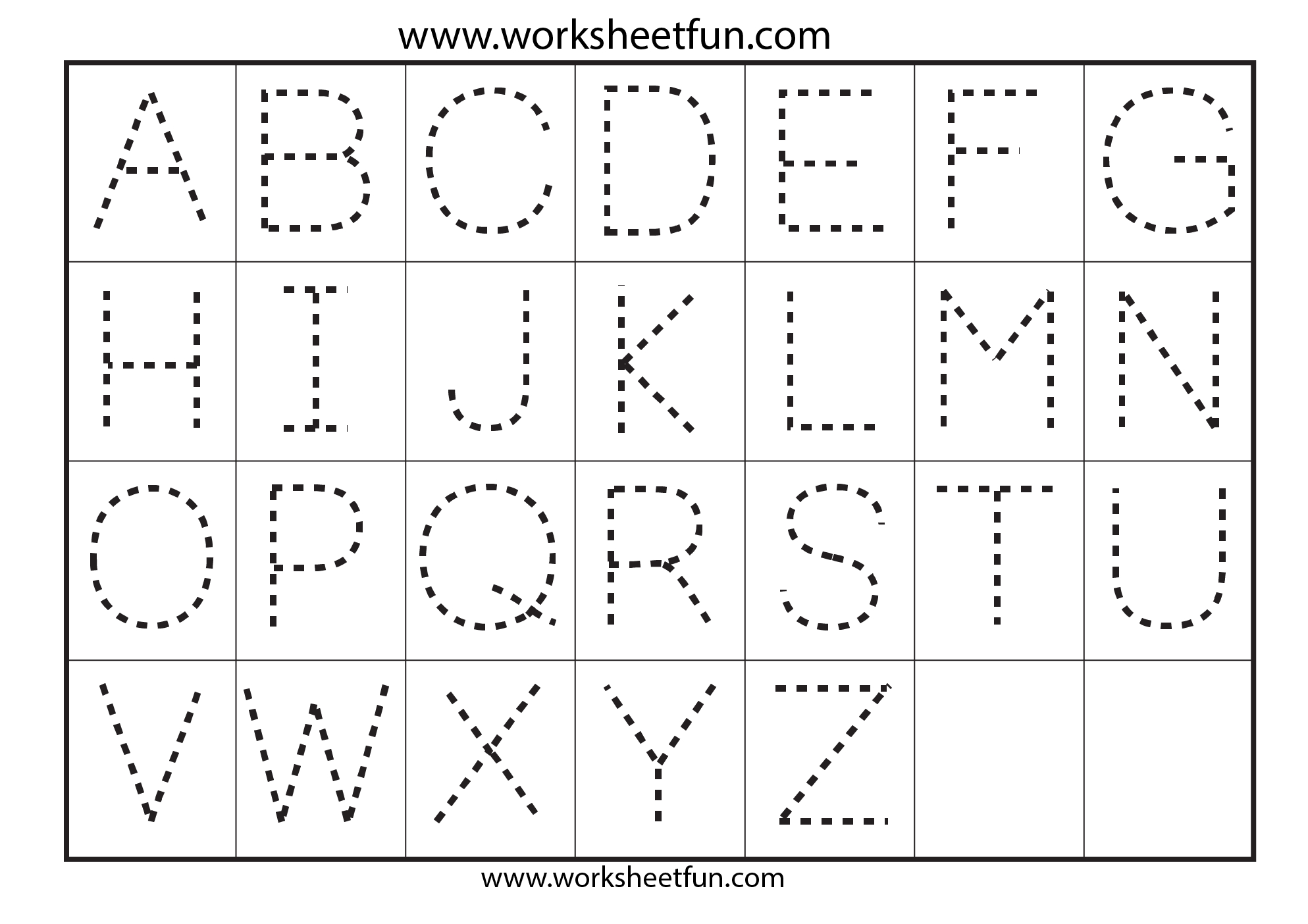 Preschool Worksheets Alphabet Tracing Letter A | Art | Alphabet - Free Printable Preschool Worksheets Tracing Letters