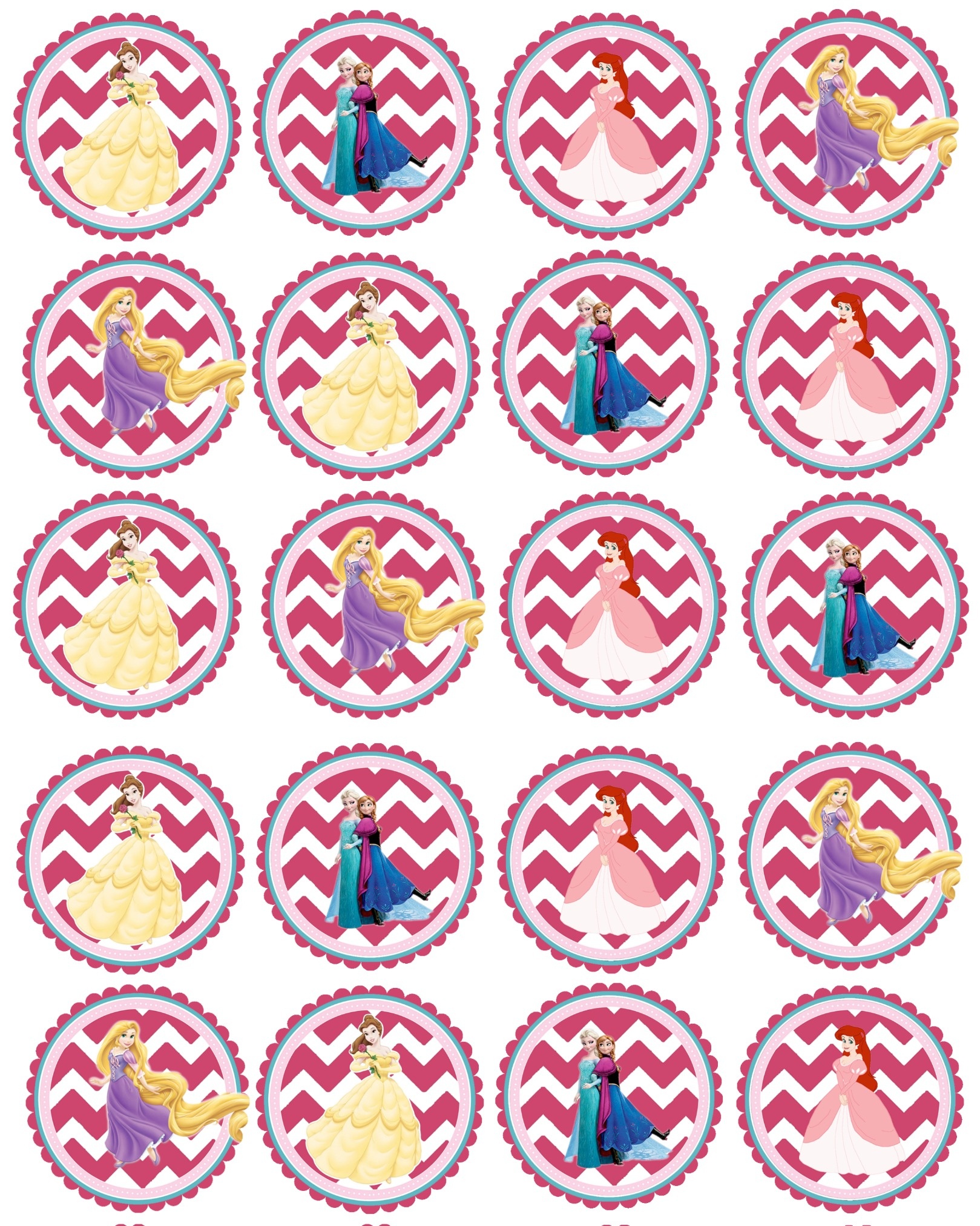 Princess Party-Free Printable - Free Printable Princess Birthday Banner