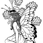Printable Adult Coloring Pages Fairy   Coloring Home   Free Printable Coloring Pages For Adults Dark Fairies