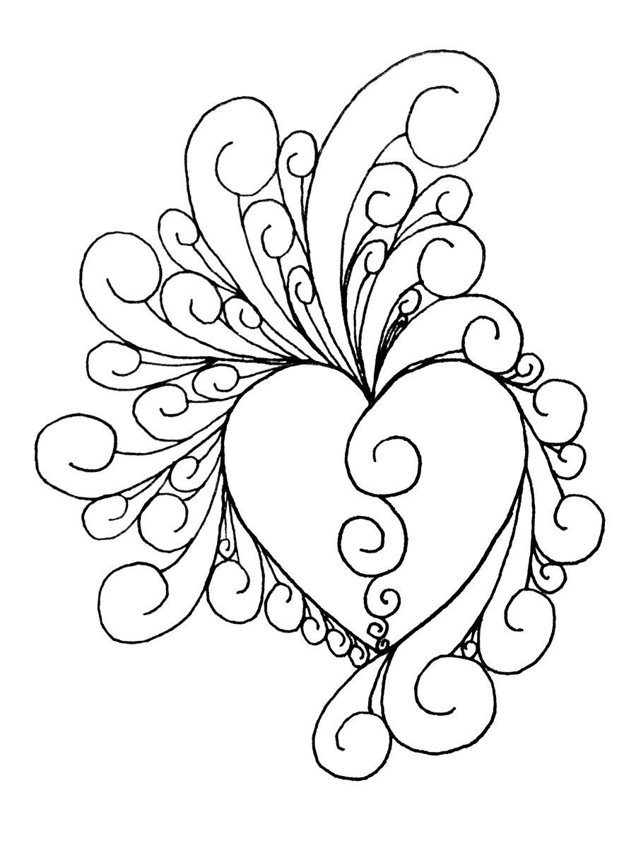 Printable Art Work | Heart Of Intricate~Shinobitokobot On - Free Printable Quilling Patterns Designs