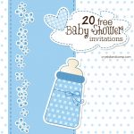 Printable Baby Shower Invitations   Free Baby Boy Shower Invitations Printable