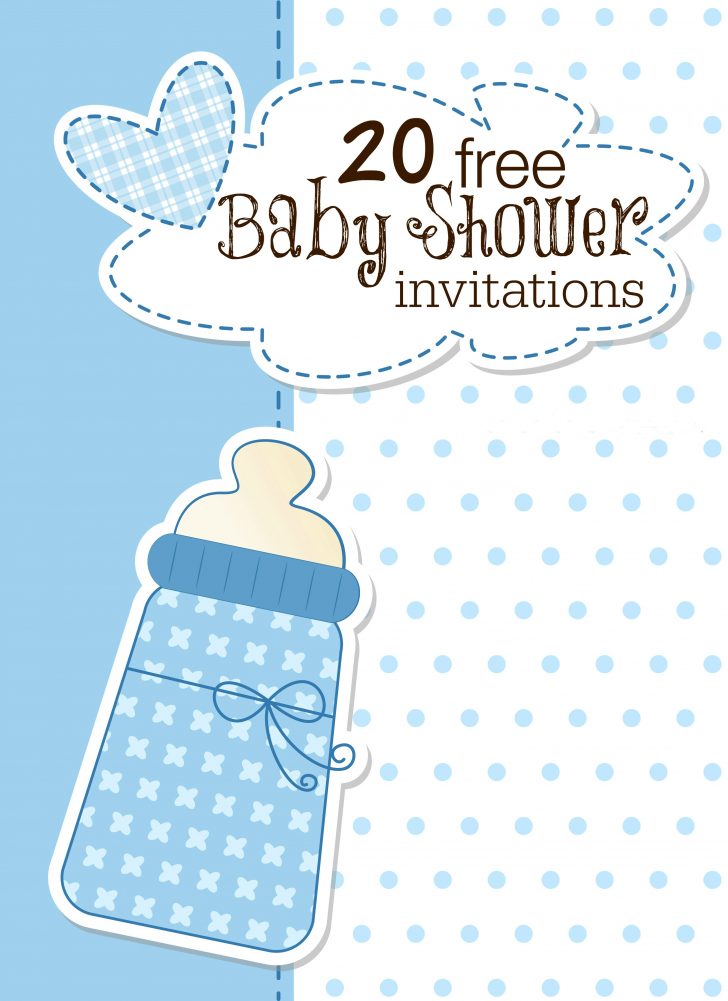 Free Baby Boy Shower Invitations Printable