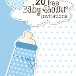 Printable Baby Shower Invitations   Free Printable Baby Shower Invitations Templates For Boys