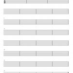 Printable Blank Guitar Tabs   Free Sheet Music | Jazz Guitar Licks   Free Printable Blank Sheet Music